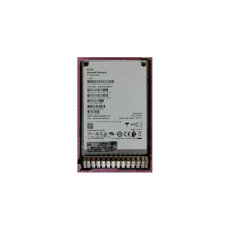 Hewlett Packard Enterprise 1.6TB SAS Solid State Drive